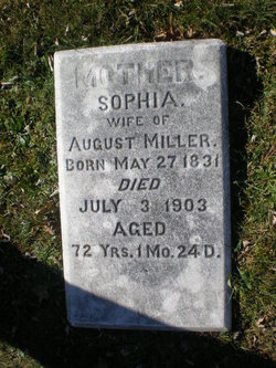  Sophia <I>Mumbauer</I> Miller