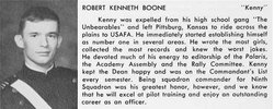 Capt Robert Kenneth “Kenny” Boone