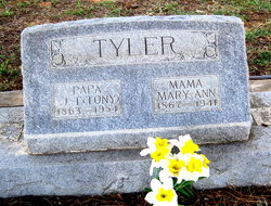  Mary Ann <I>Saunders</I> Tyler