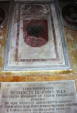 Pope Benedict IX (1012-1055) - Grave Memorial