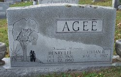  Henry Lee Agee