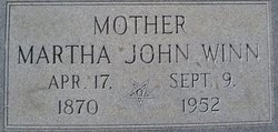  Martha John <I>Page</I> Winn