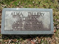 Mary Alma Tillery Worley (1905-1996)