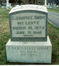  Elizabeth Esther <I>Lentz</I> Shope
