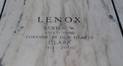 Lester W. Lenox (1911-1986)