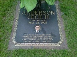  Cecil H. Anderson