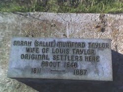  Sarah Ann “Sallie” <I>Mumford</I> Taylor