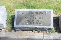  Rose Benedict