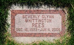 Beverly Glynn Whittington Rees (1922-2005)