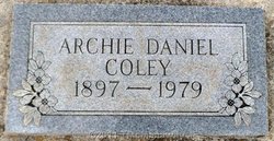 Archie Daniel Coley (1897-1979)