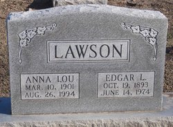  Anna Lou <I>Adams</I> Lawson