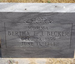  Bertha Eliza Jane <I>Craft</I> Becker