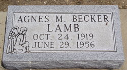  Agnes Mae <I>Becker</I> Lamb