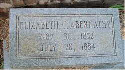  Elizabeth C <I>Walker</I> Abernathy