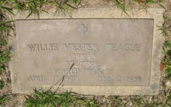  Willie Vester Teague