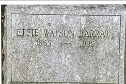  Effie <I>Watson</I> Barratt