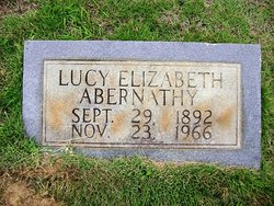  Lucy Elizabeth <I>Yarbrough</I> Abernathy