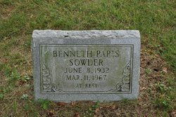 Benneth Paris Sowder (1932-1967) - Find A Grave Memorial