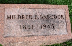  Mildred Ethel <I>Babcock</I> Babcock