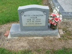 Betty Covington Toler (1931-2006)