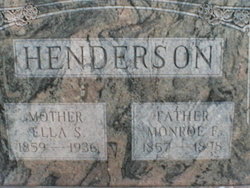  Ella Sophronia <I>Honn</I> Henderson