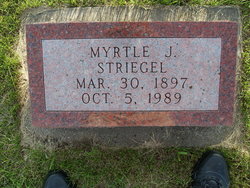 Myrtle J <I>Brown</I> Striegel