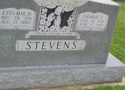  Charles Albert “Charlie” Stevens