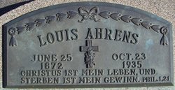  Julius Heinrich Ludwig “Louis” Ahrens