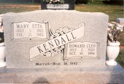 Howard Cleo Kendall (1920-1994)