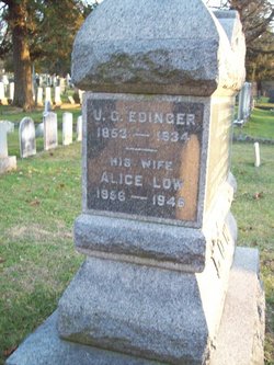  Alice <I>Low</I> Edinger