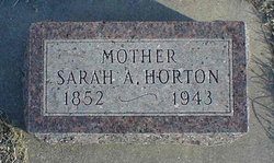  Sarah Ann <I>Preston</I> Horton