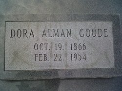  Dora <I>Alman</I> Goode