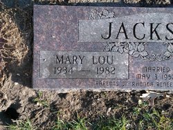  Mary Lou <I>Brubaker</I> Jackson