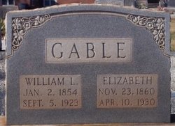  Elizabeth “Lizzie” <I>Bradley</I> Gable