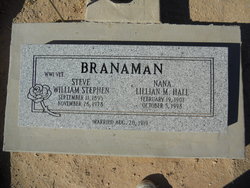  Lillian Myrtle “Nana” <I>Hall</I> Branaman