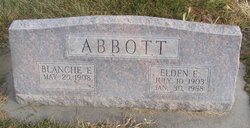  Blanche Elizabeth <I>Cox</I> Abbott