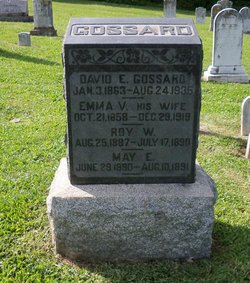 Emma V. Summers Gossard (1858-1919) - Mémorial Find a Grave