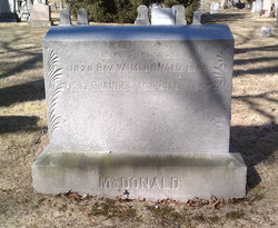 Rev William A. McDonald