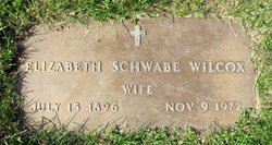 Elizabeth Schwabe Wilcox (1896-1972) - Mémorial Find a Grave