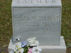 Roger Walter Tolbert (1905-1938)