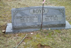  Georgia Ann <I>Hendrick</I> Boyd