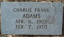  Charlie Frank Adams