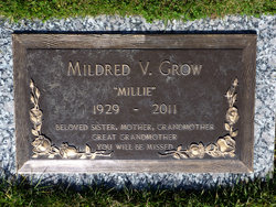  Mildred Virginia “Millie” <I>Goff</I> Grow