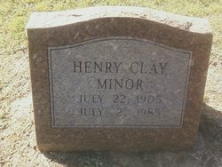  Henry Clay “Dink” Minor