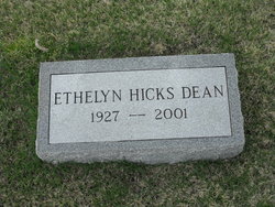  Ethelyn Hicks “Boots” Dean