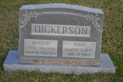  Maggie <I>Dickerson</I> Dickerson