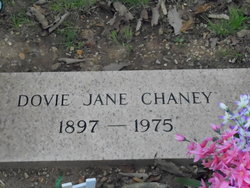 Miss Dovie Jane Chaney (1897-1975)