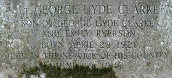 1LT George Hyde Clarke Jr.