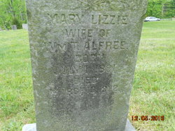  Mary Lizzie Alfree