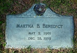  Martha B. Benedict